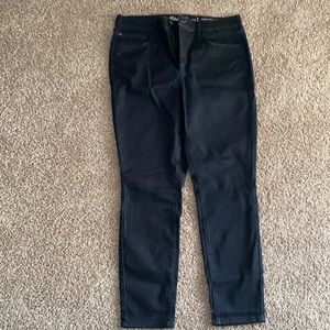 High rise skinny jeans with stretch